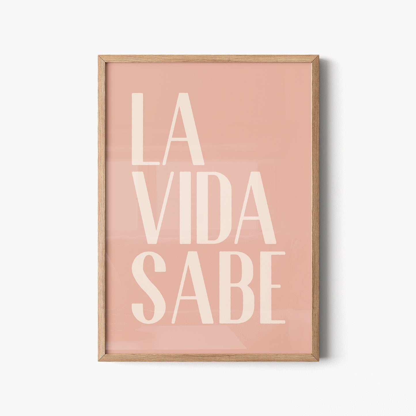 La Vida sabe. Póster.