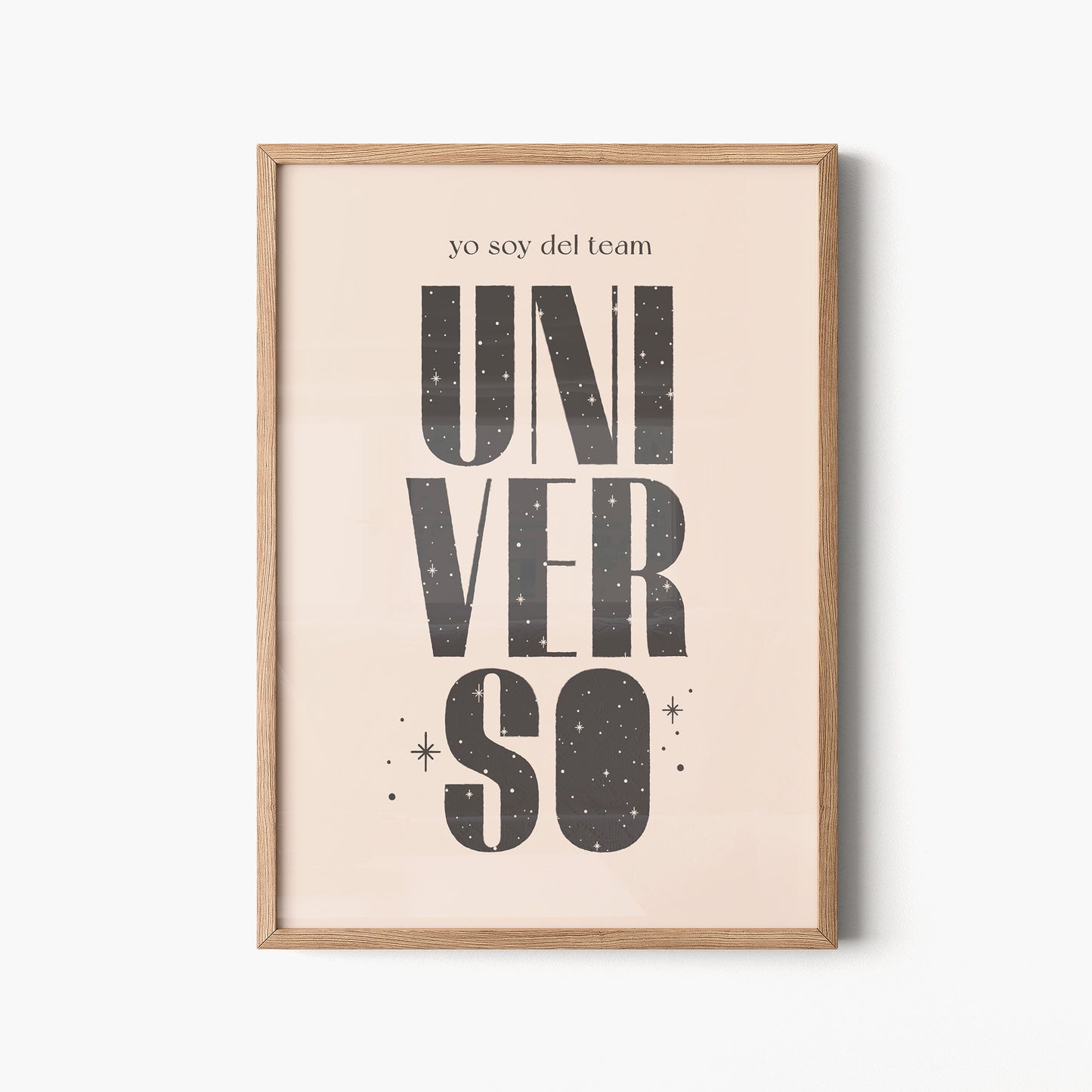 Team Universo. Póster.