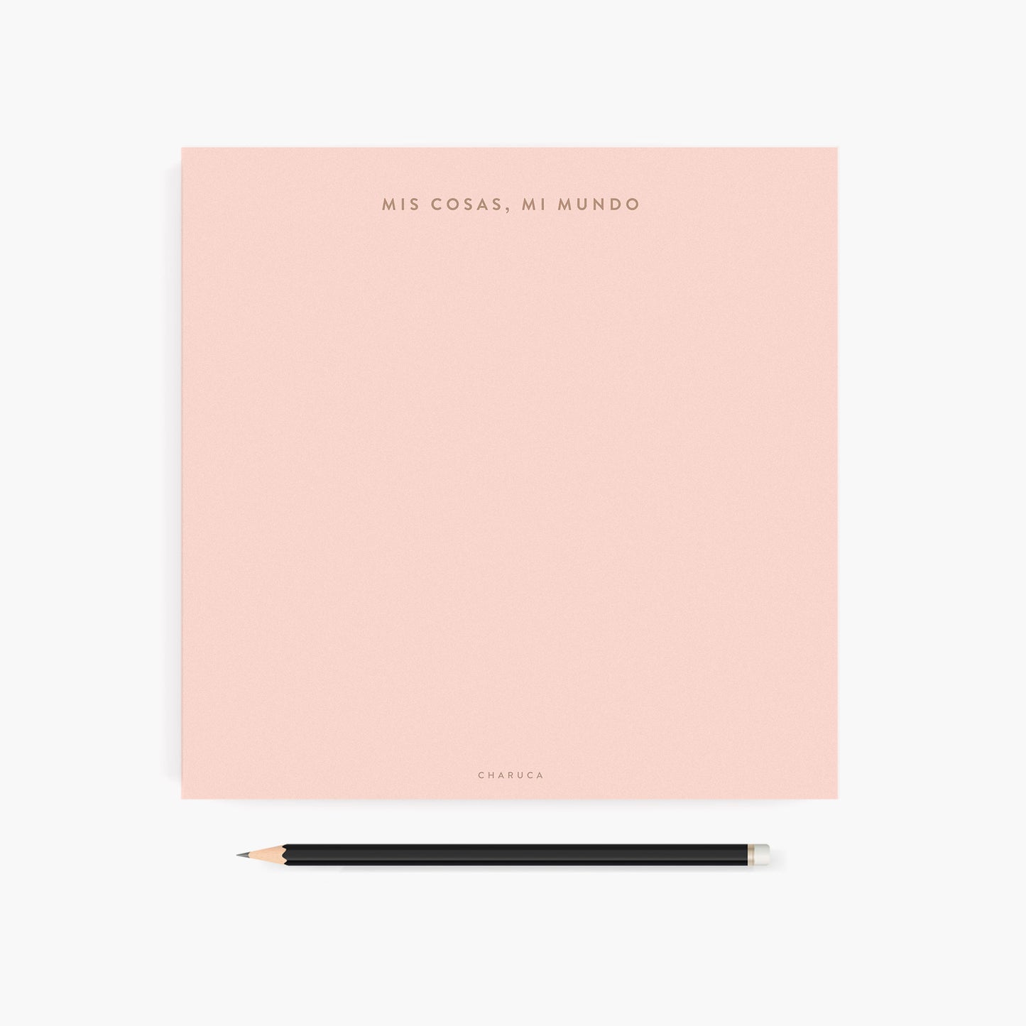 Bloc “Mis cosas, mi mundo”. Pink.