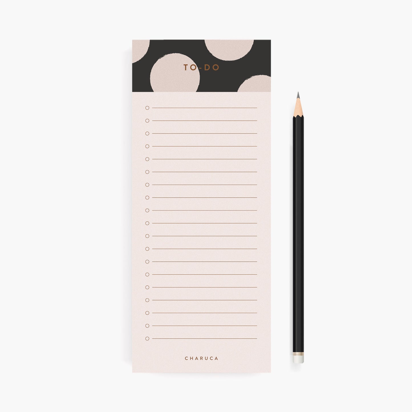 Bloc de tareas. Black.