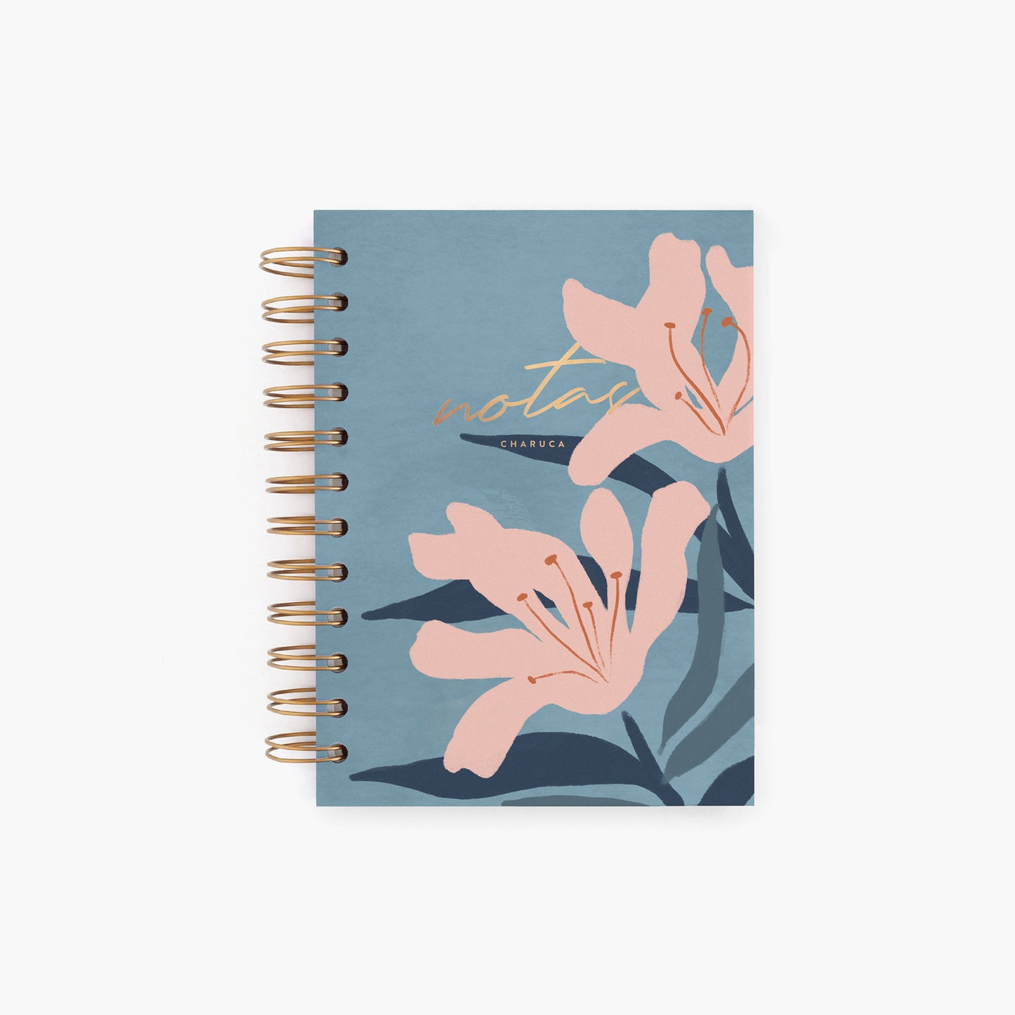Cuaderno mini. Blue bloom.