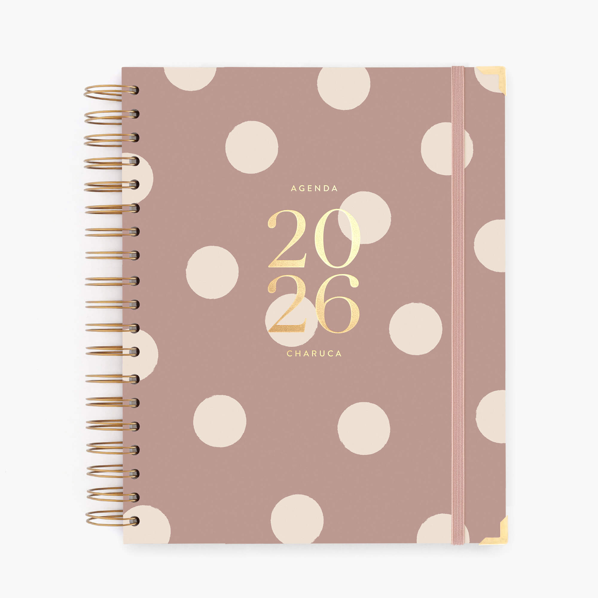 Agenda diaria 2026. Mocca. Grande.