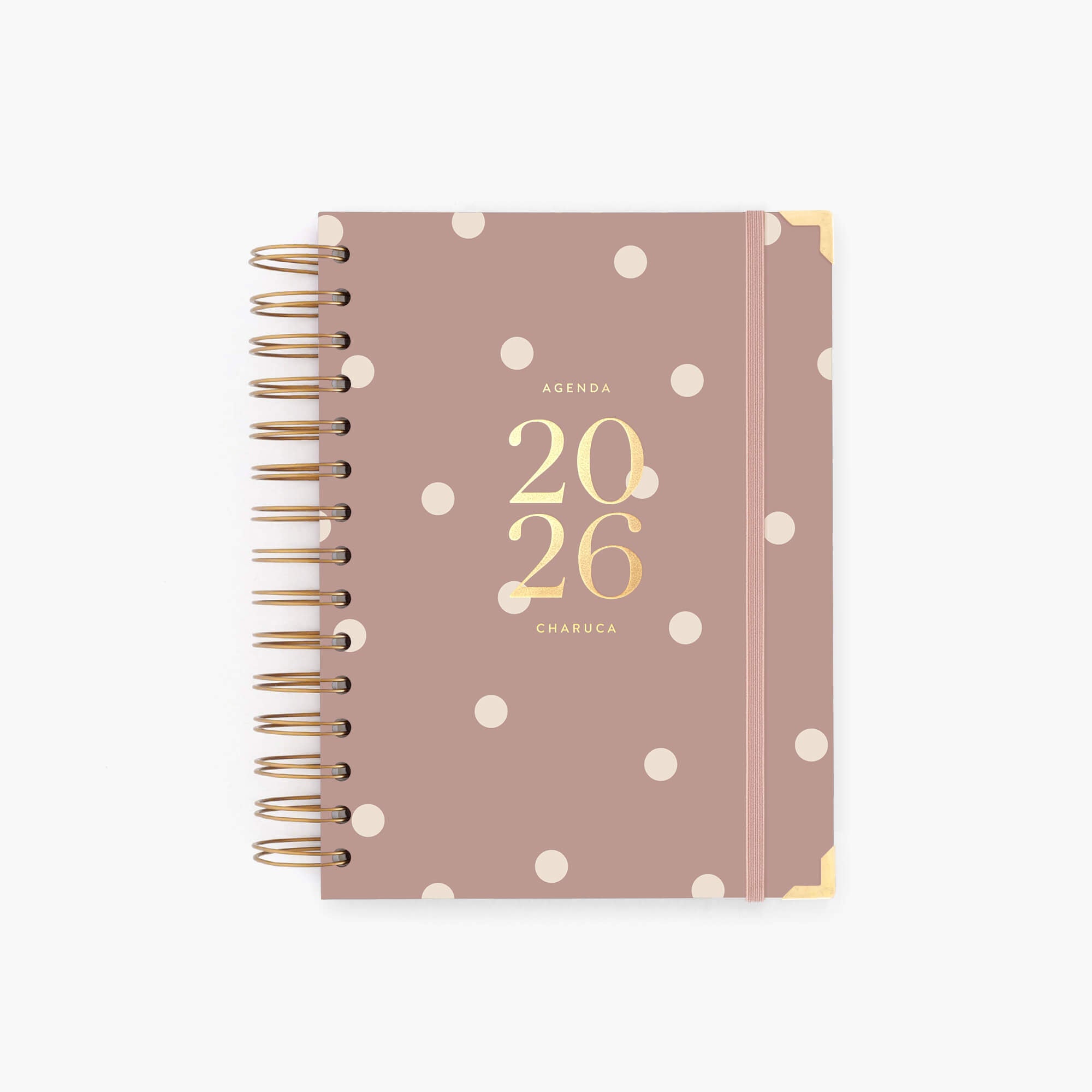 Agenda diaria 2026. Mocca. Mediana.