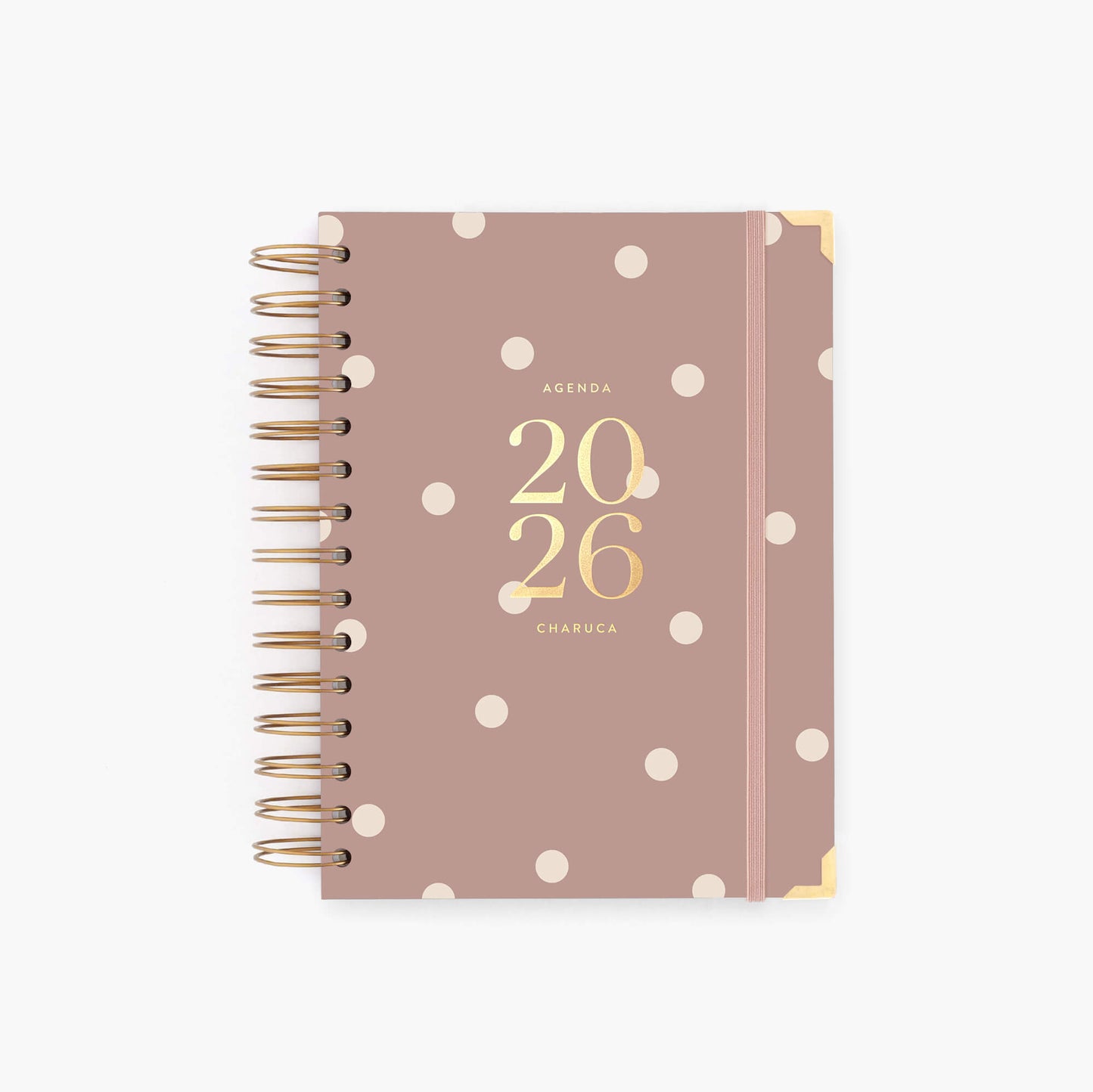 Agenda diaria 2026. Mocca. Mediana.