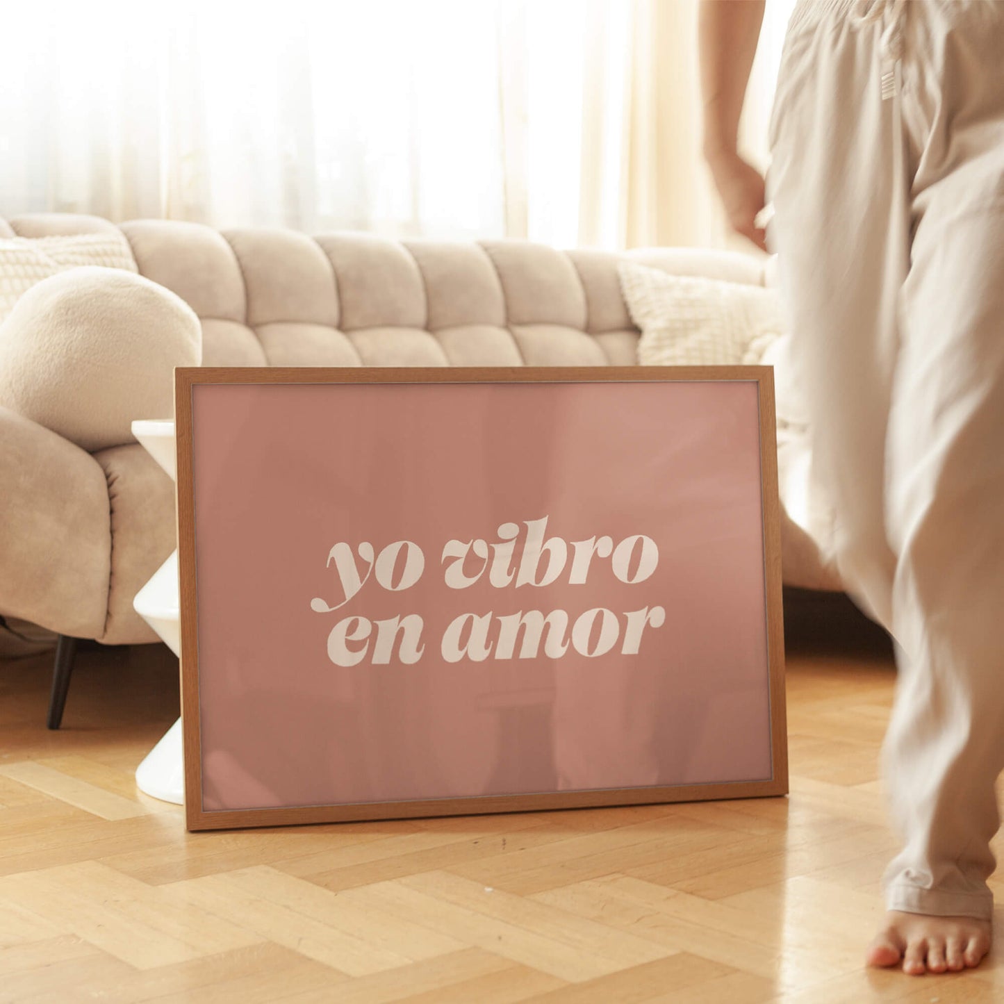 Yo vibro en amor. Póster.