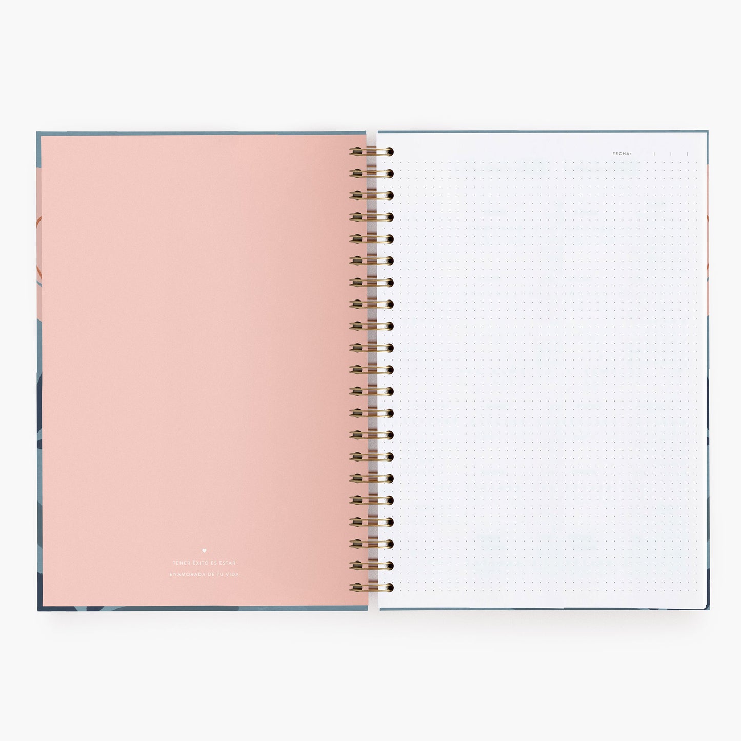Cuaderno grande. Blue bloom.