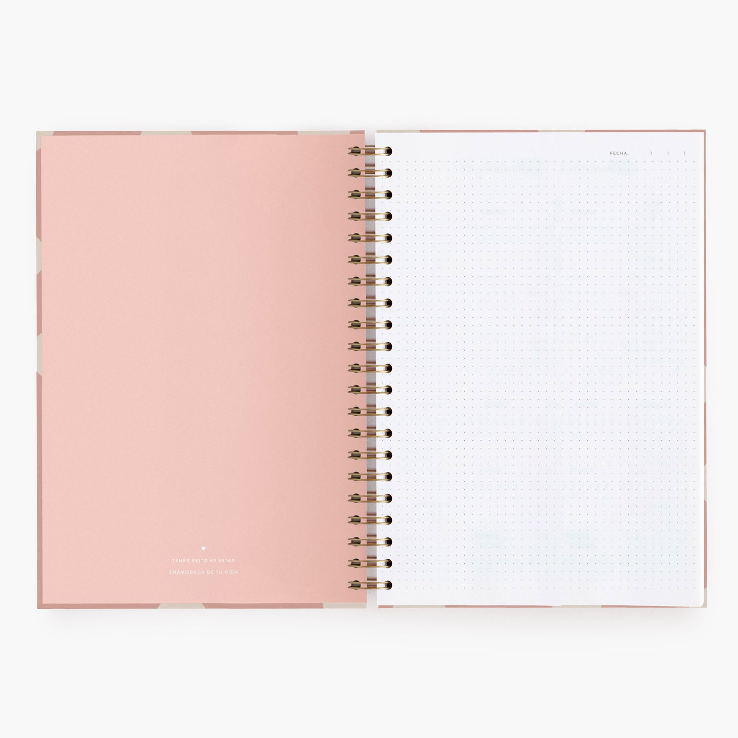 Cuaderno grande. Dusty pink.