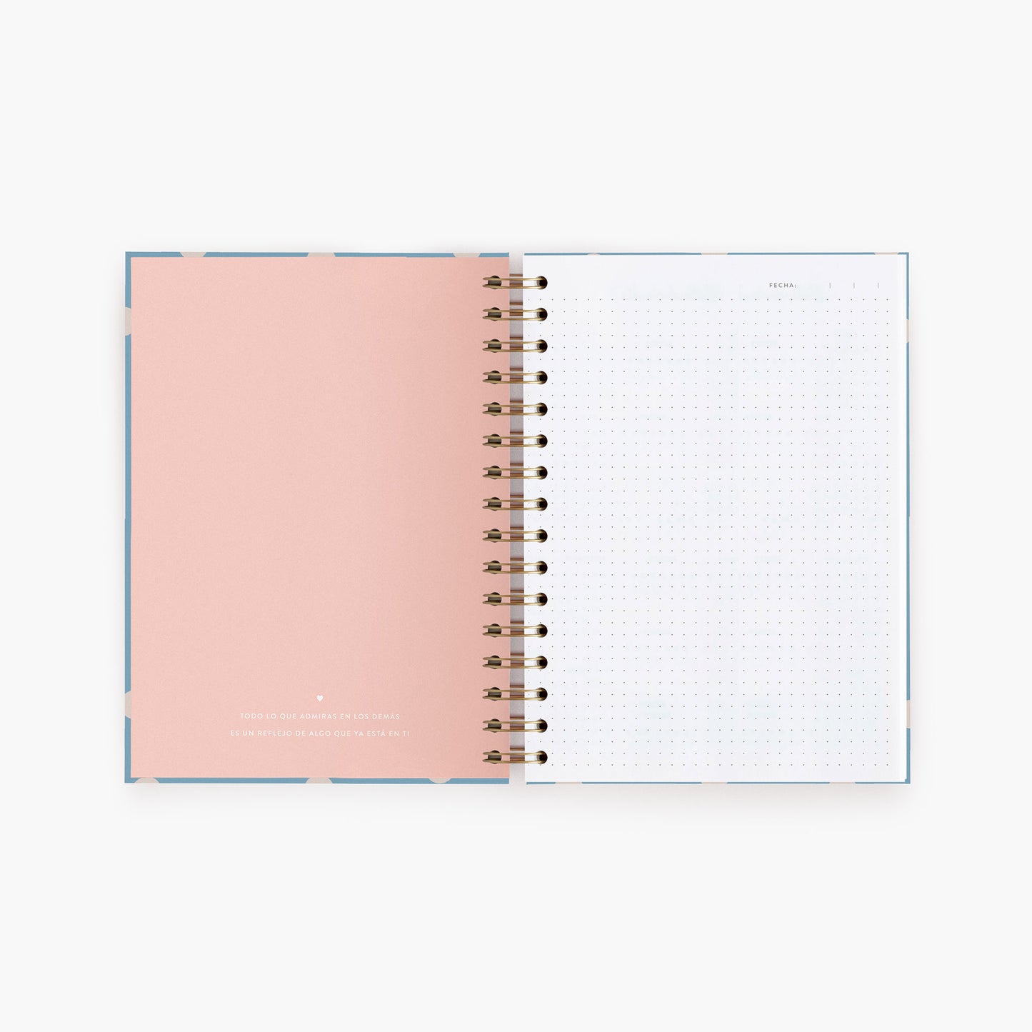 Cuaderno mediano. Elegant blue.
