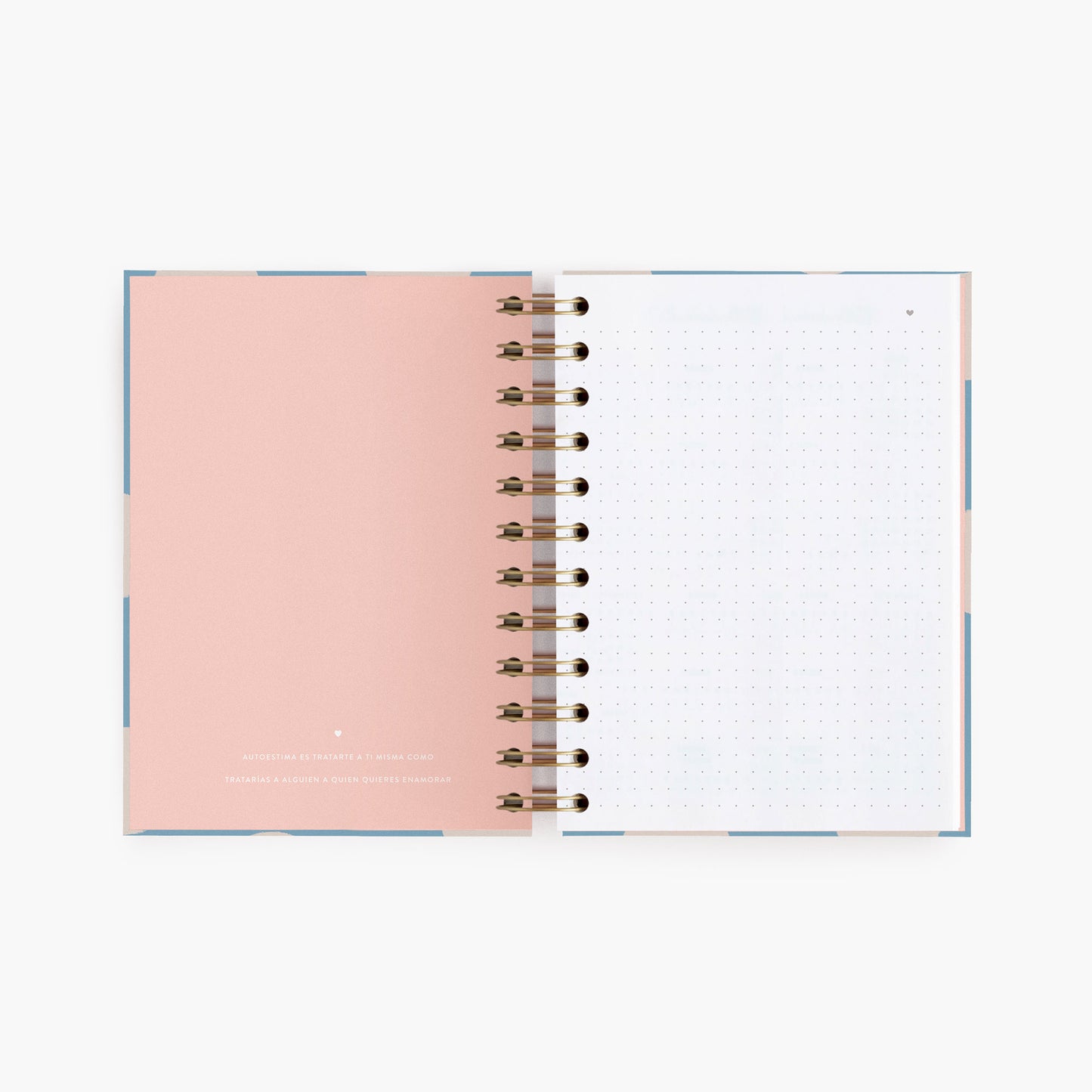 Cuaderno mini. Elegant blue.