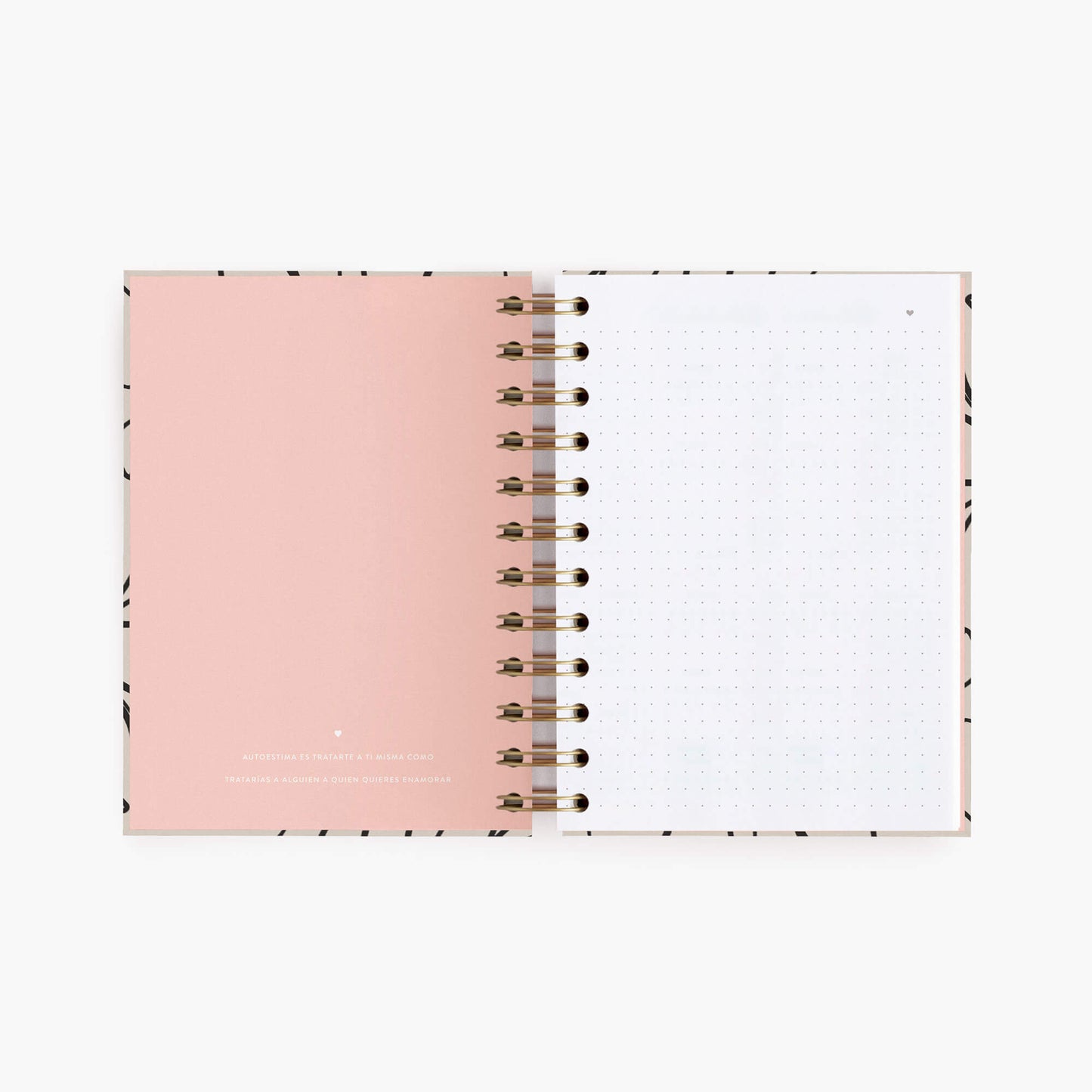Cuaderno mini. Flor minimal.