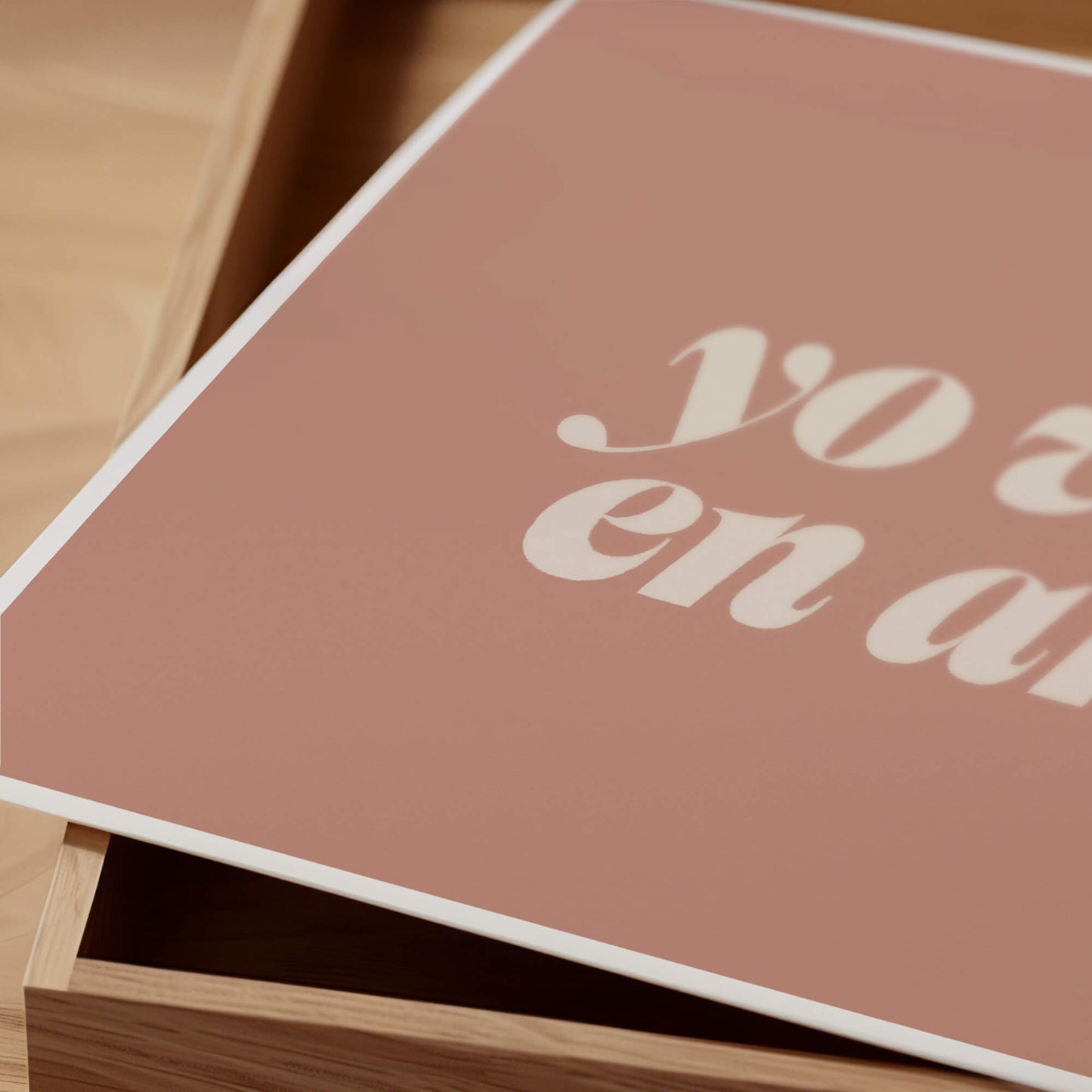 Yo vibro en amor. Póster.