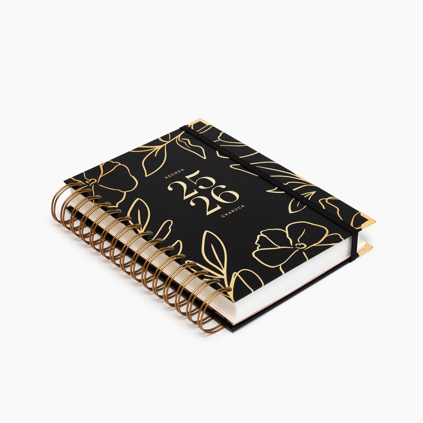 Agenda diaria 25-26. Black. Mediana.