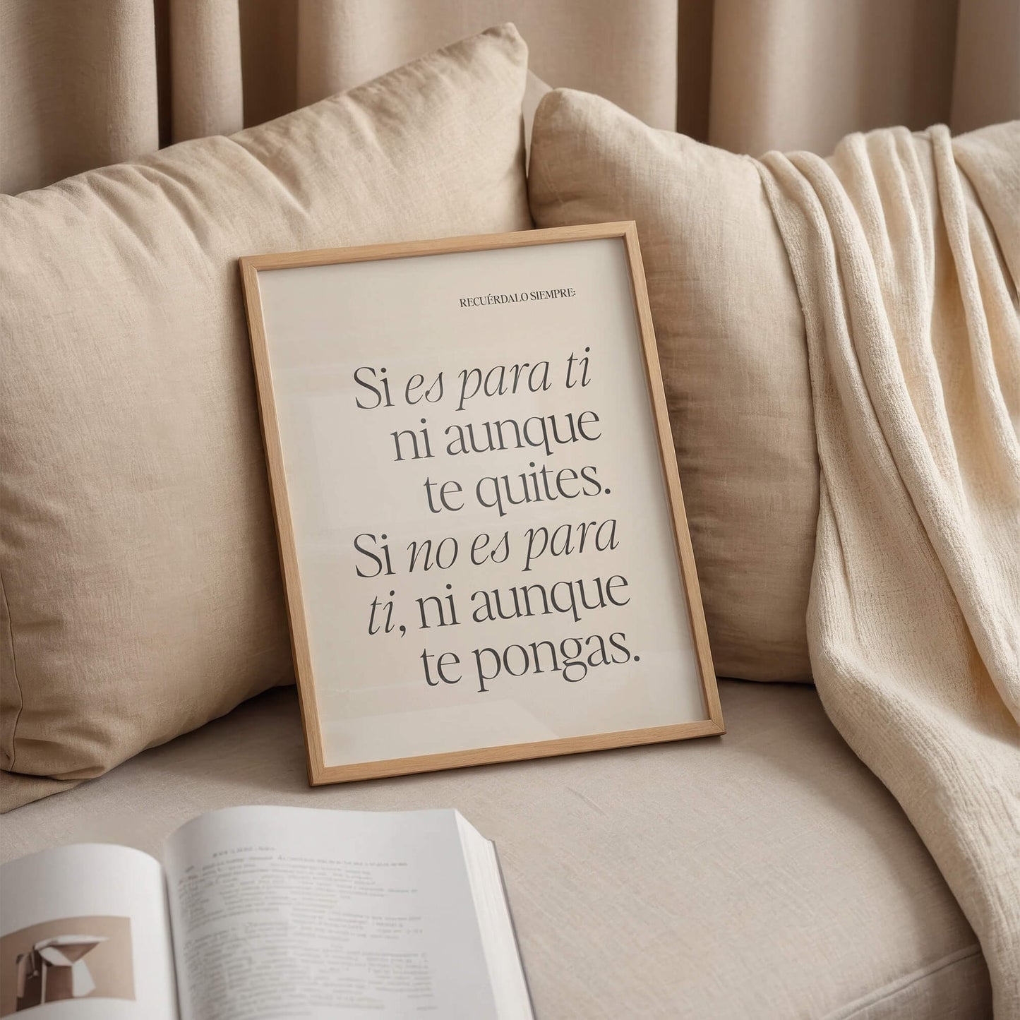 Ni aunque te quites. Póster.