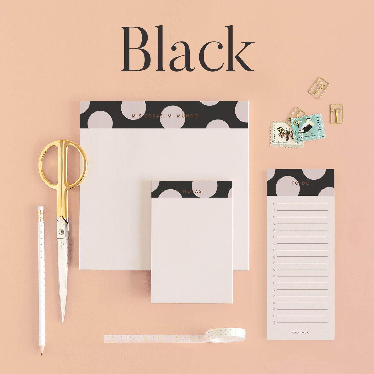 Pack: 1 planificador (mes o semana) + 1 bloc de notas + 1 bloc "mis cosas, mi mundo".