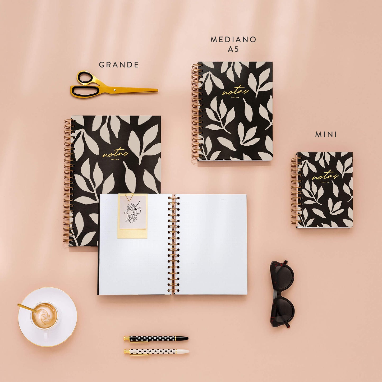 Cuaderno mini. Botánicals.