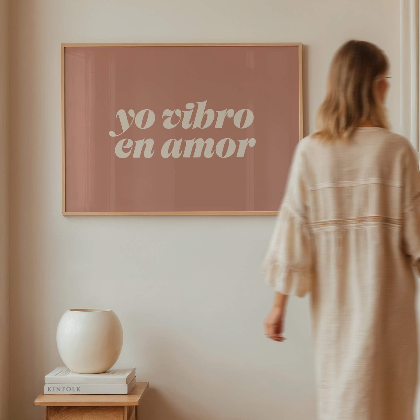 Yo vibro en amor. Póster.