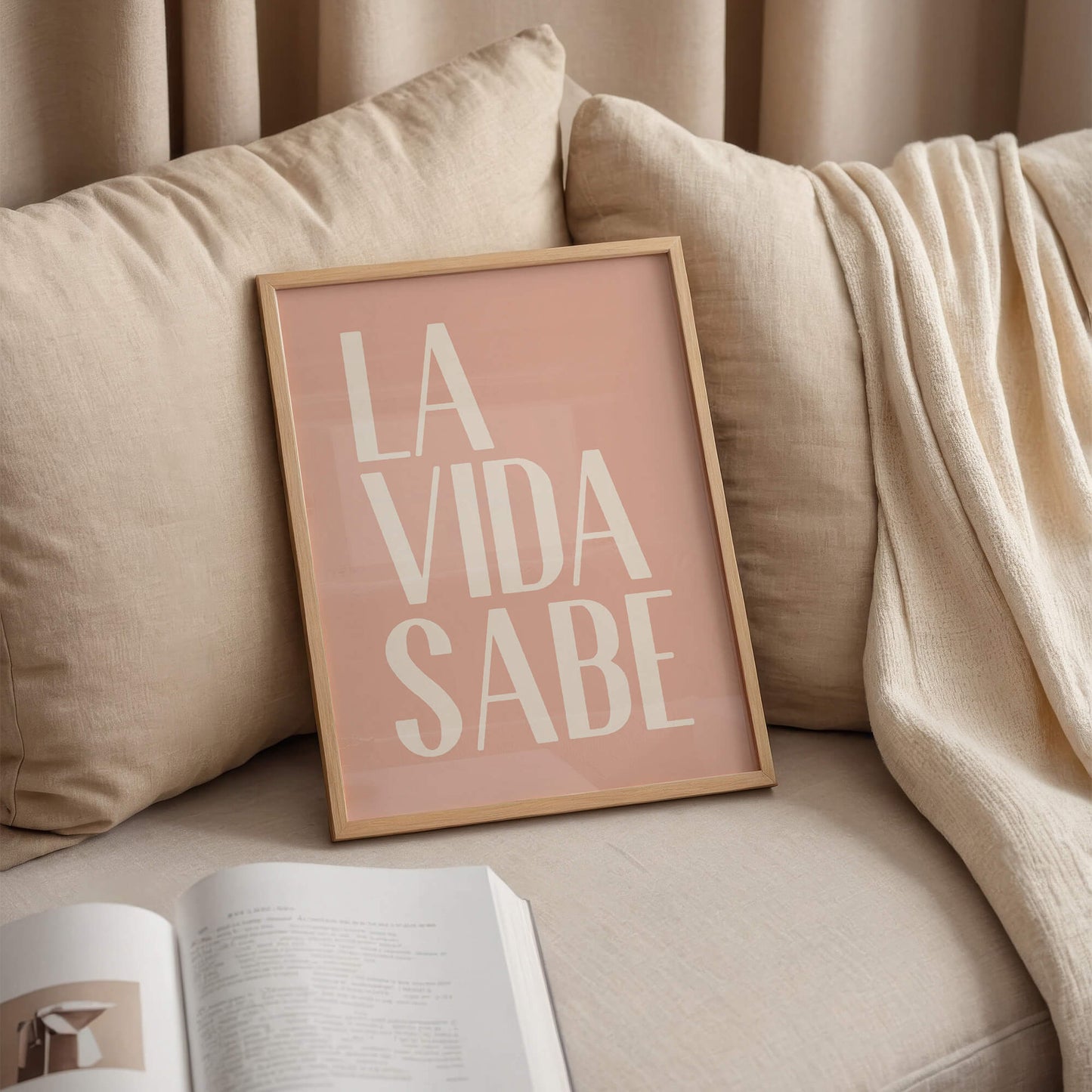 La Vida sabe. Póster.