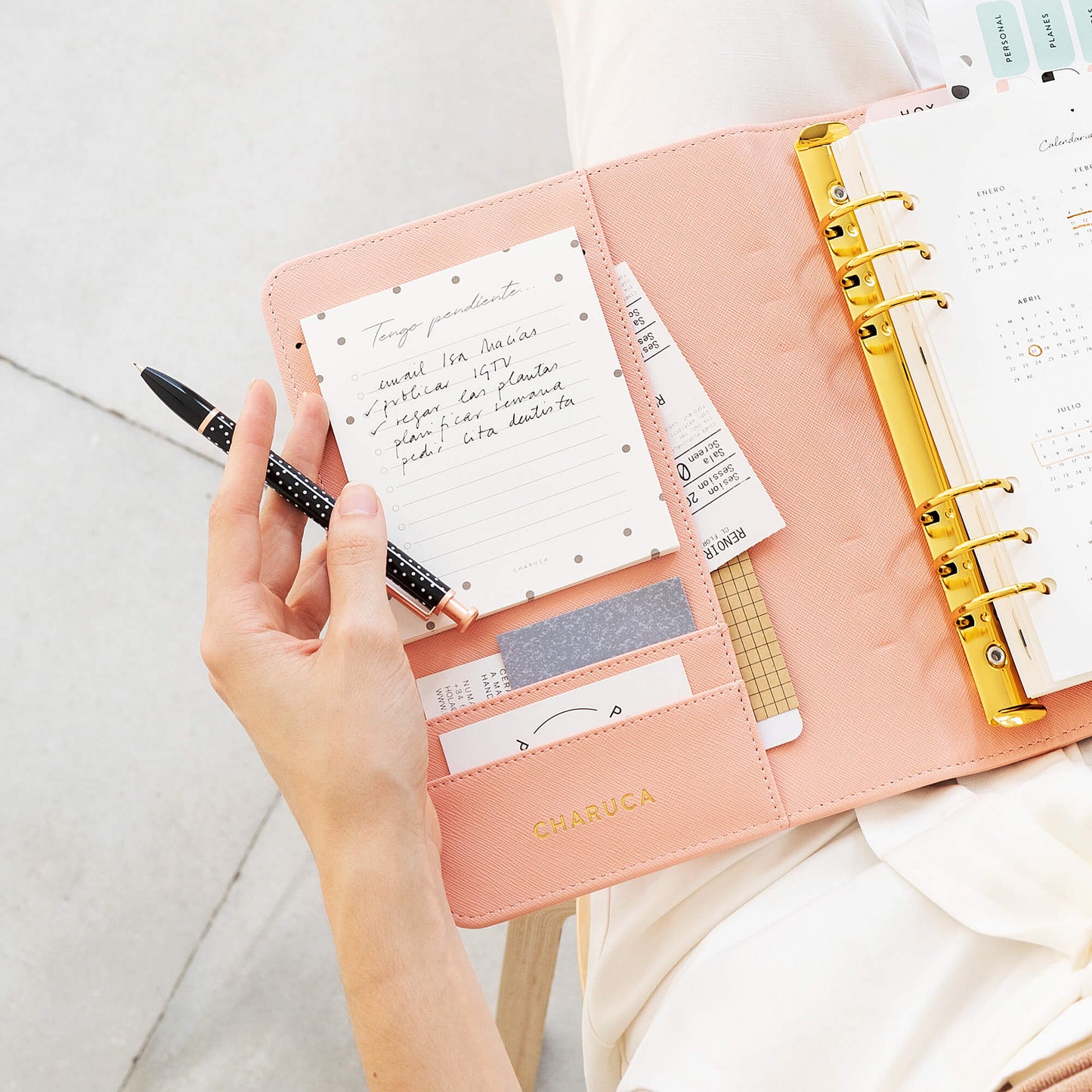 Set de 2 blocs de tareas para tu planner. A5.