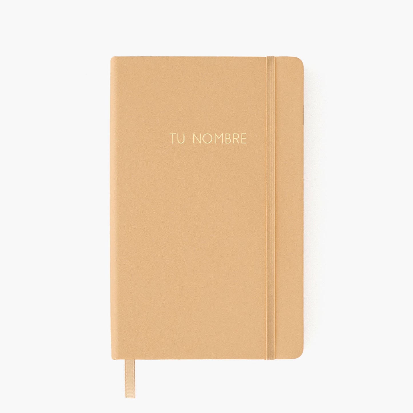 Cuaderno Journal hoja rayas. Latte.