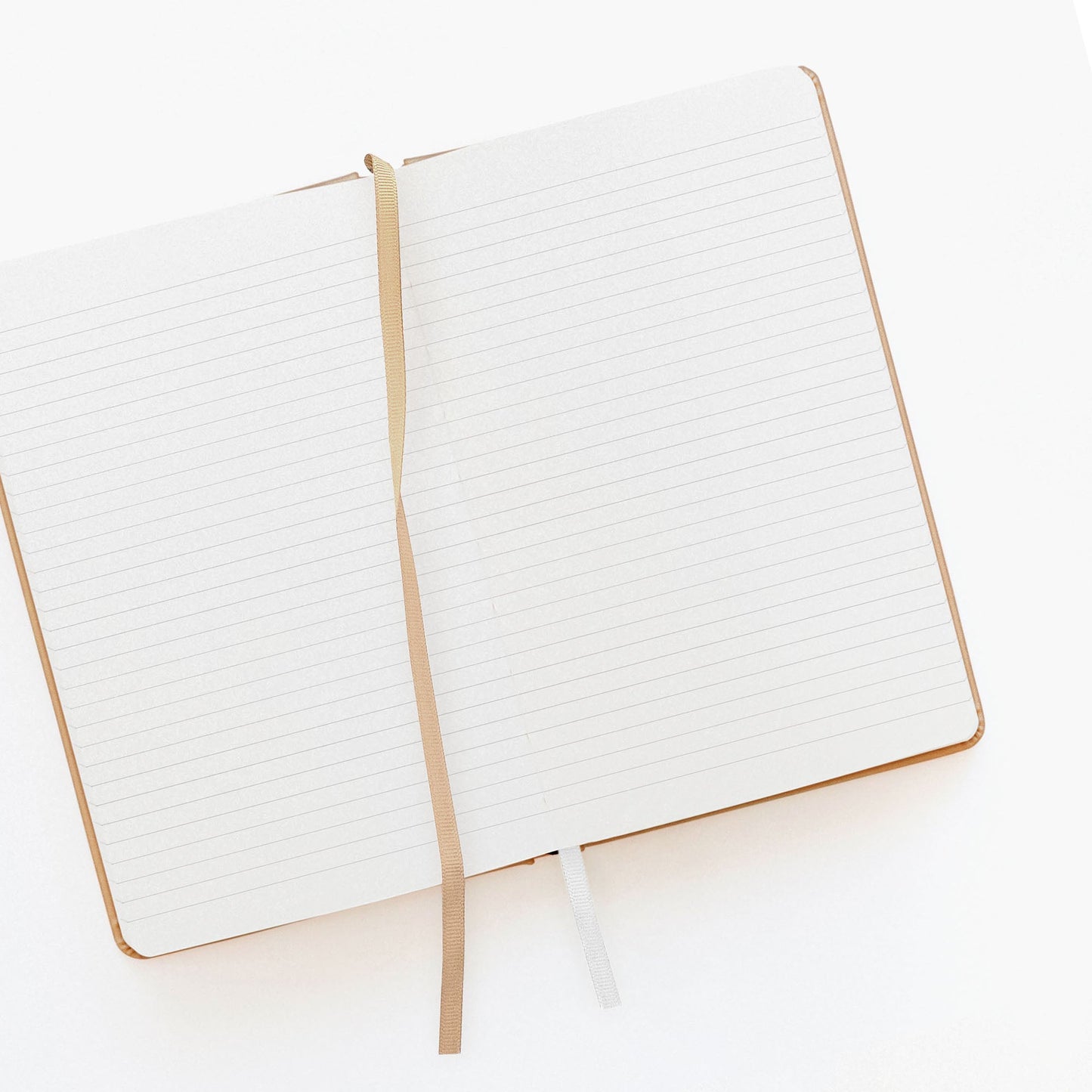 Cuaderno Journal hoja rayas. Latte.