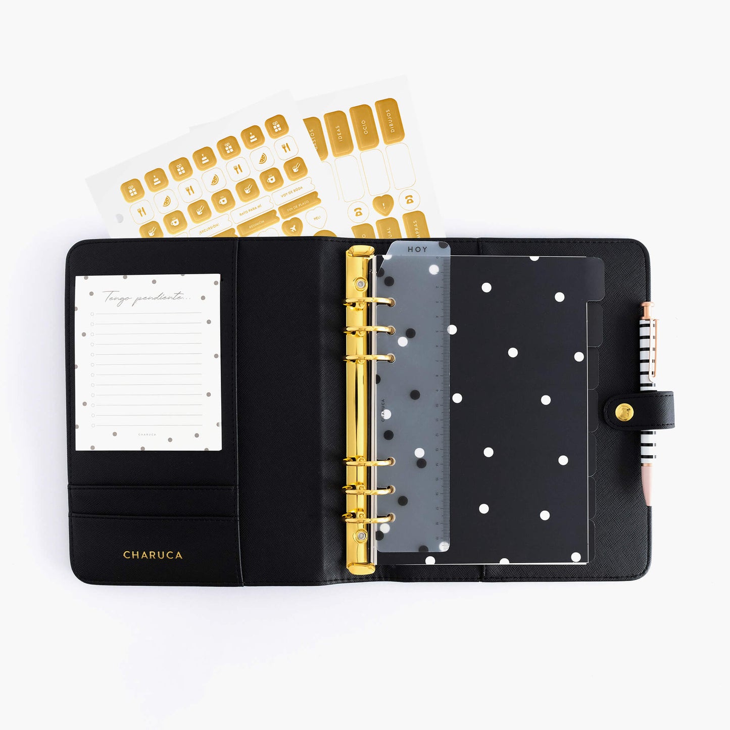 Planner personal A5. Black.