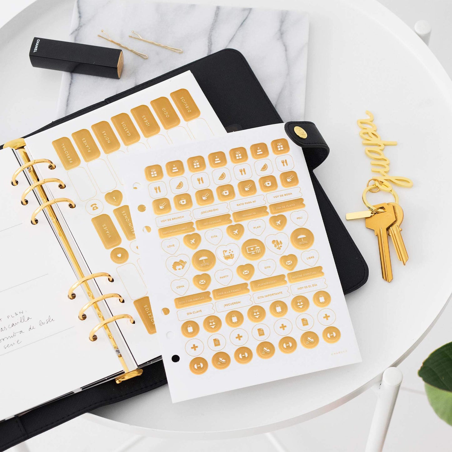 Planner personal A5. Black.