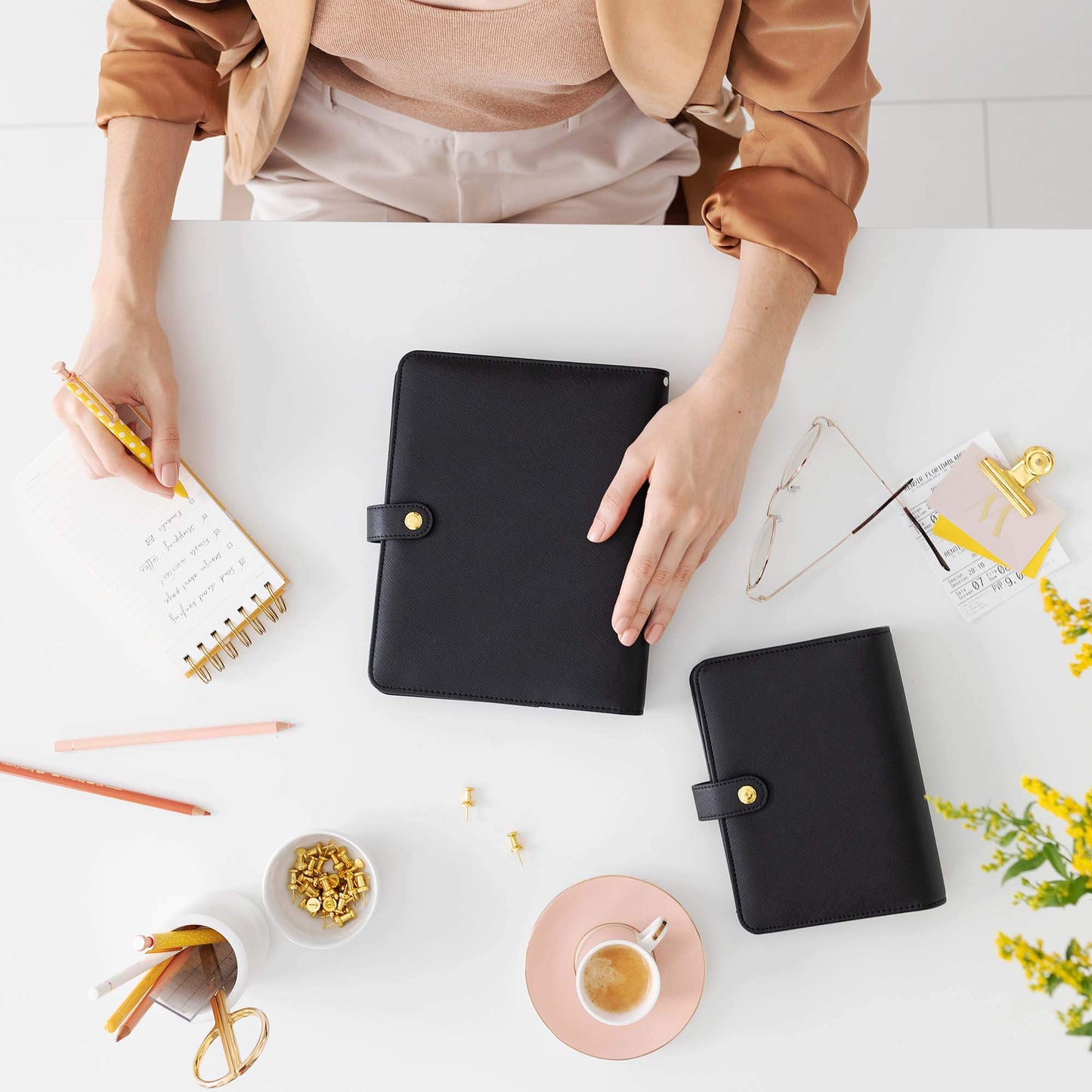 Planner personal A5. Black.