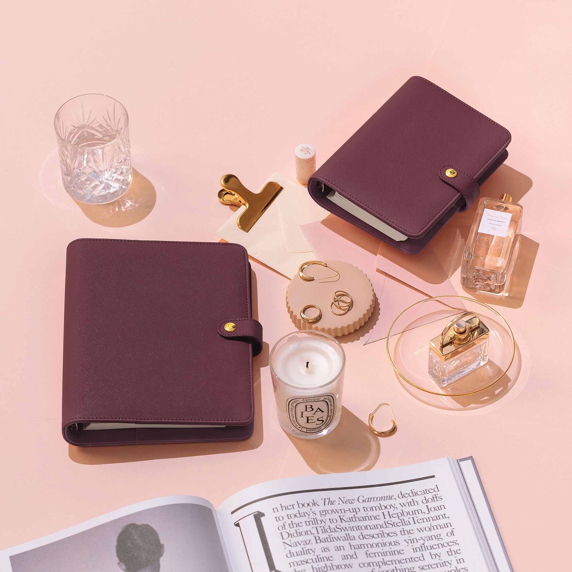 Planner personal A6. Cherry.