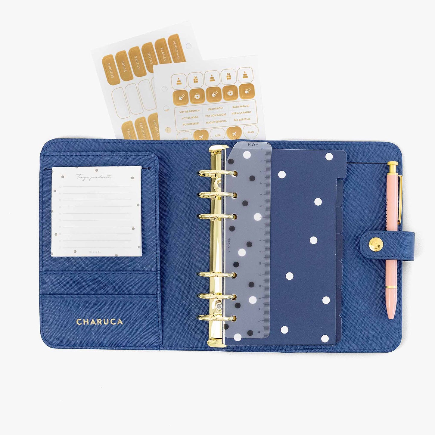 Planner personal A6. Navy.