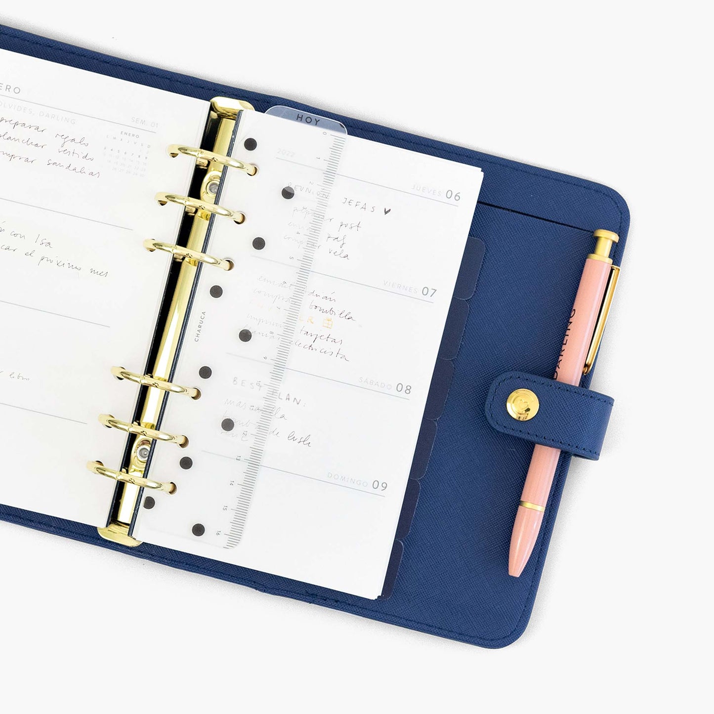 Planner personal A6. Navy.