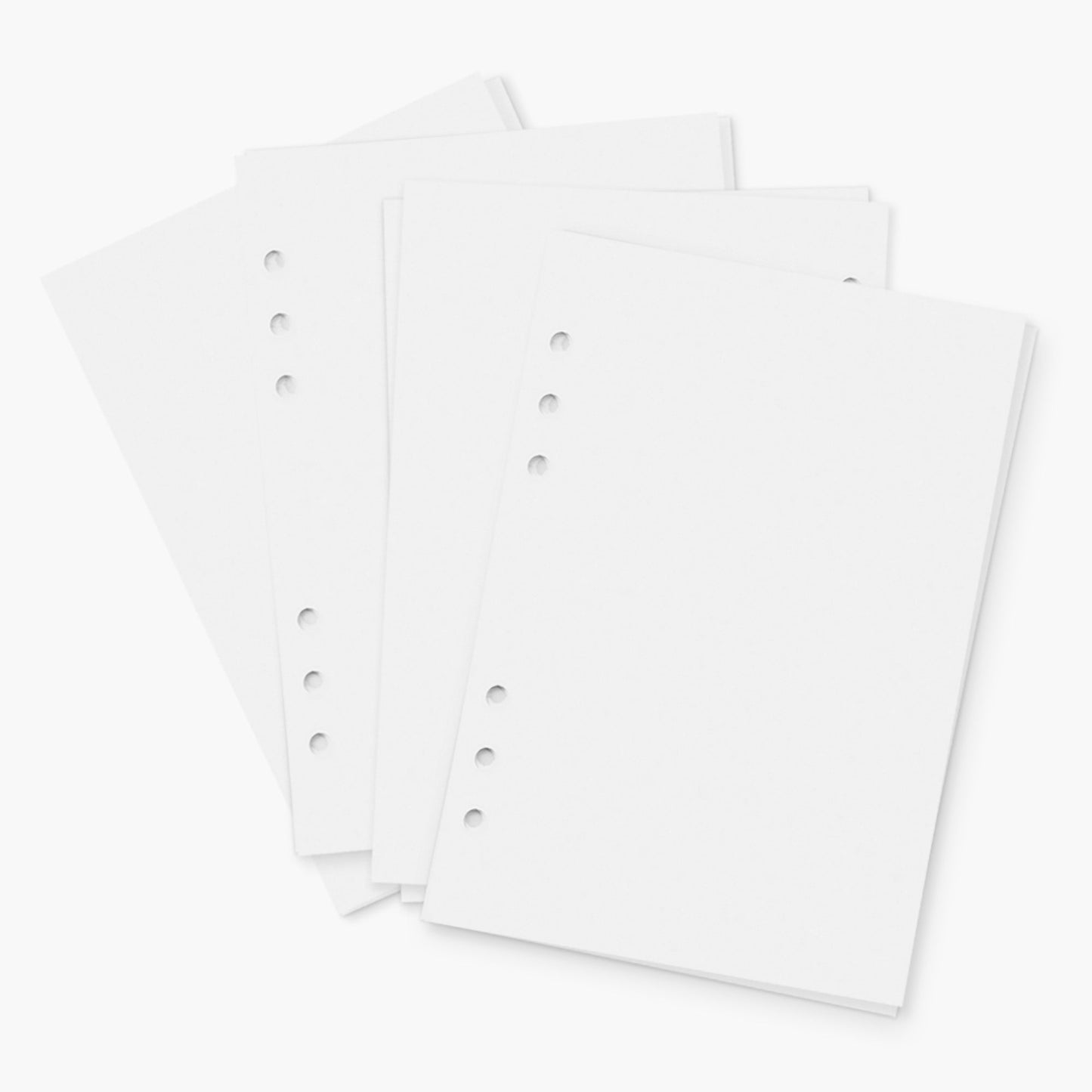 Recambio de hojas blancas para planner A5.