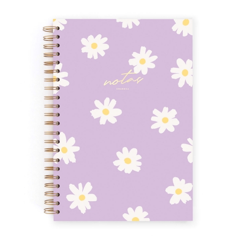 Cuaderno L. Floral Lila....