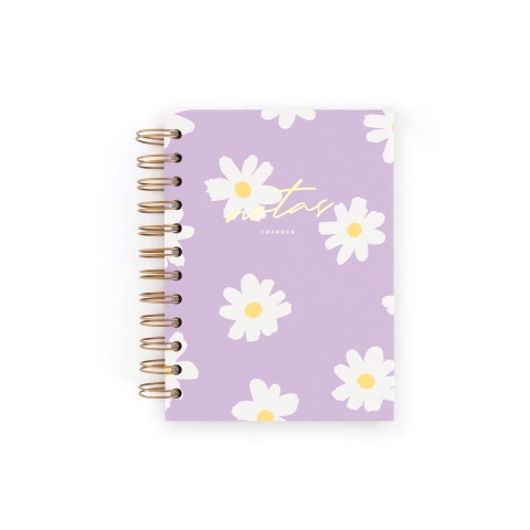 Cuaderno Mini. Floral Lila....