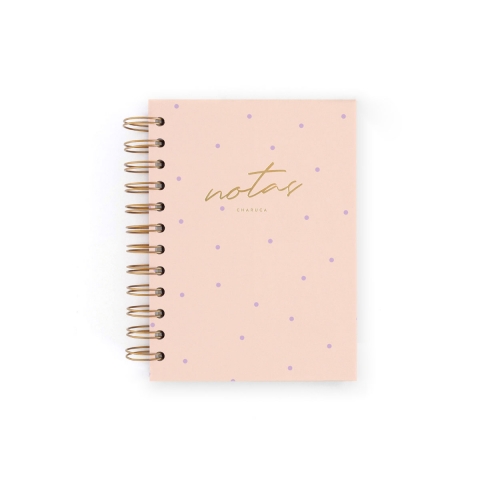 Cuaderno Mini. Topos Pink &...