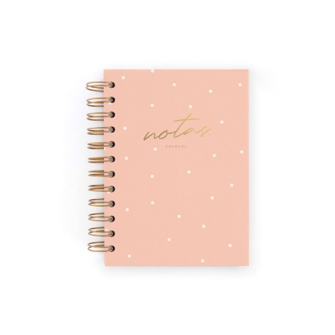 Cuaderno mini Rosa. Puntos