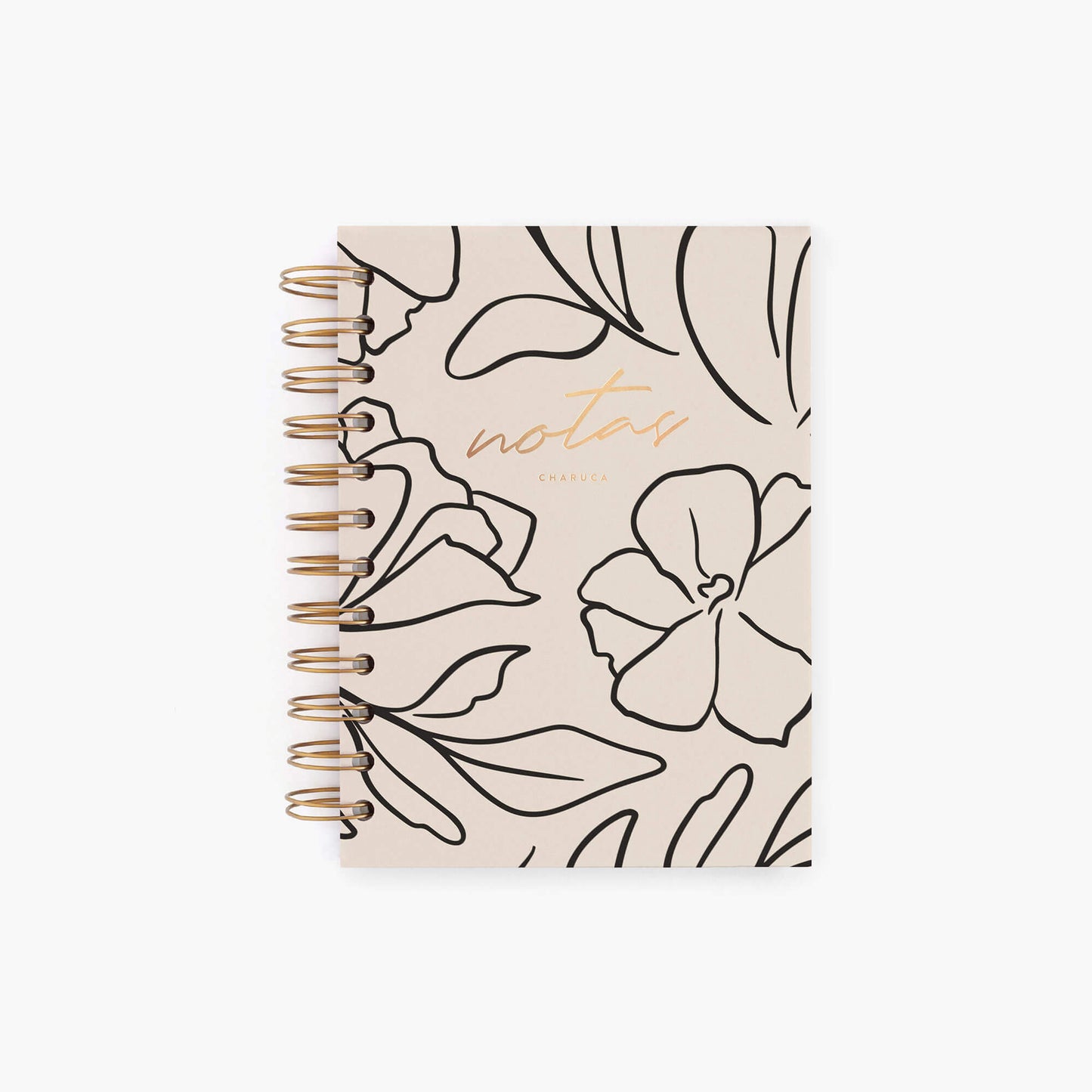 Cuaderno mini. Flor minimal.