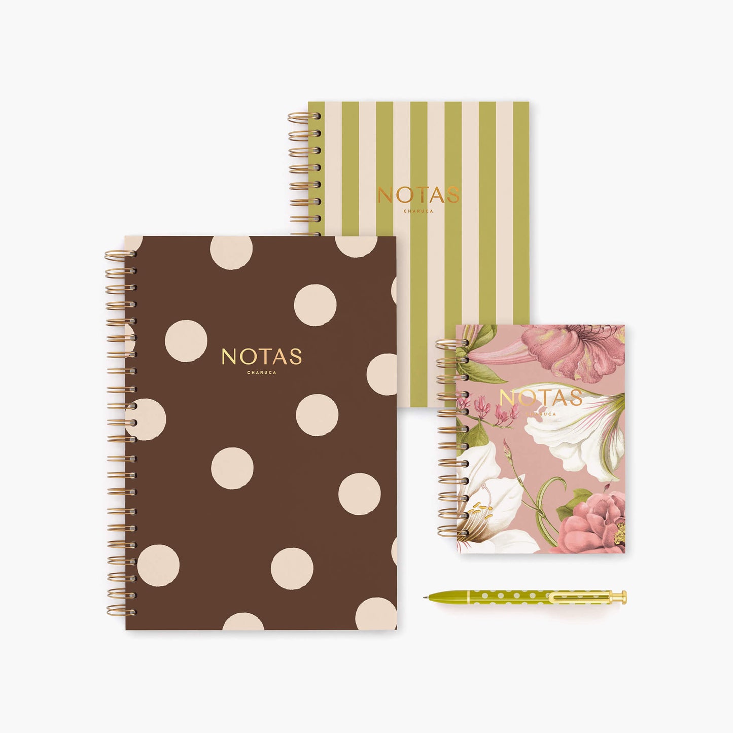Pack de 3 cuadernos mix.