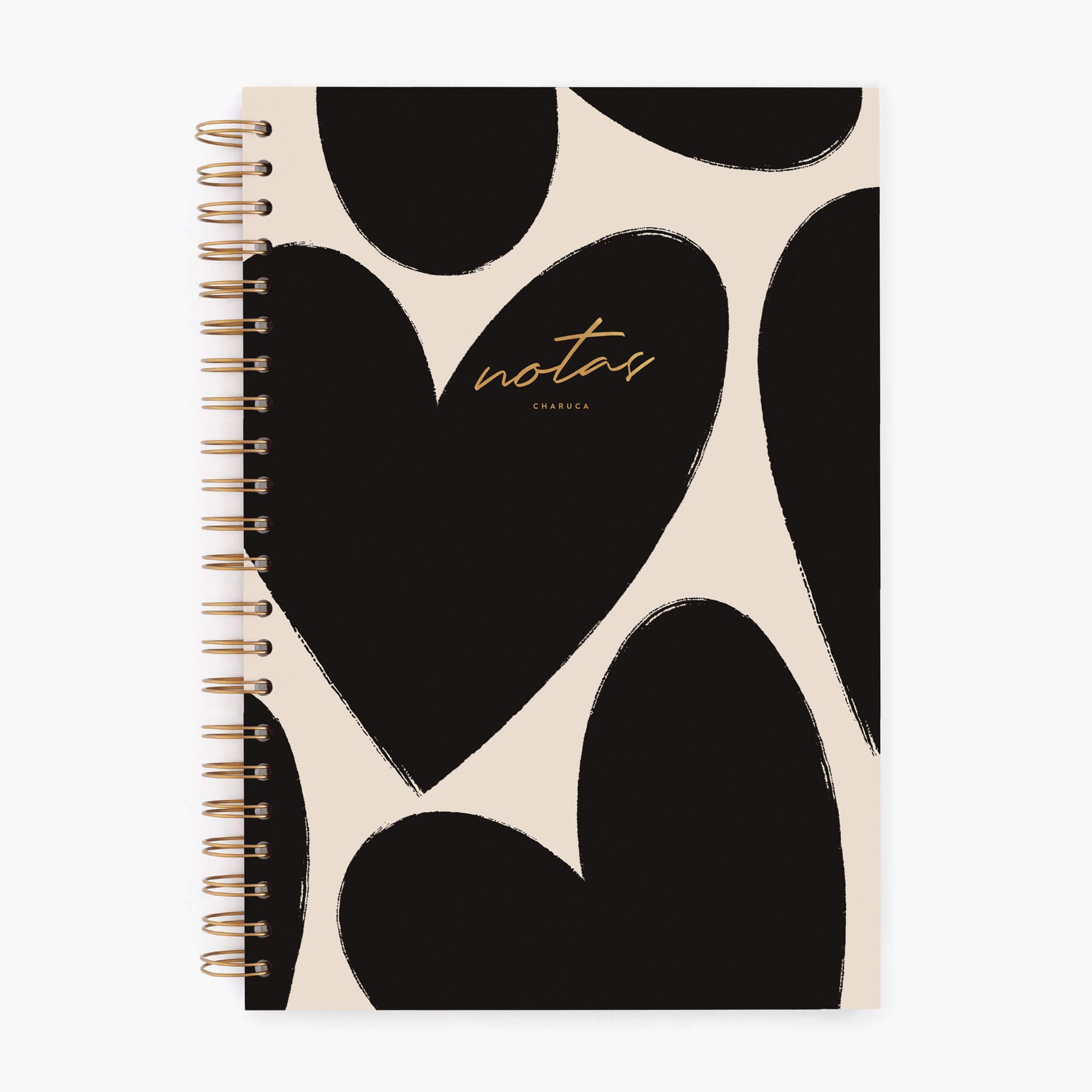 Cuaderno grande. Love in black.