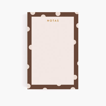 Bloc de notas. Chocolate love.