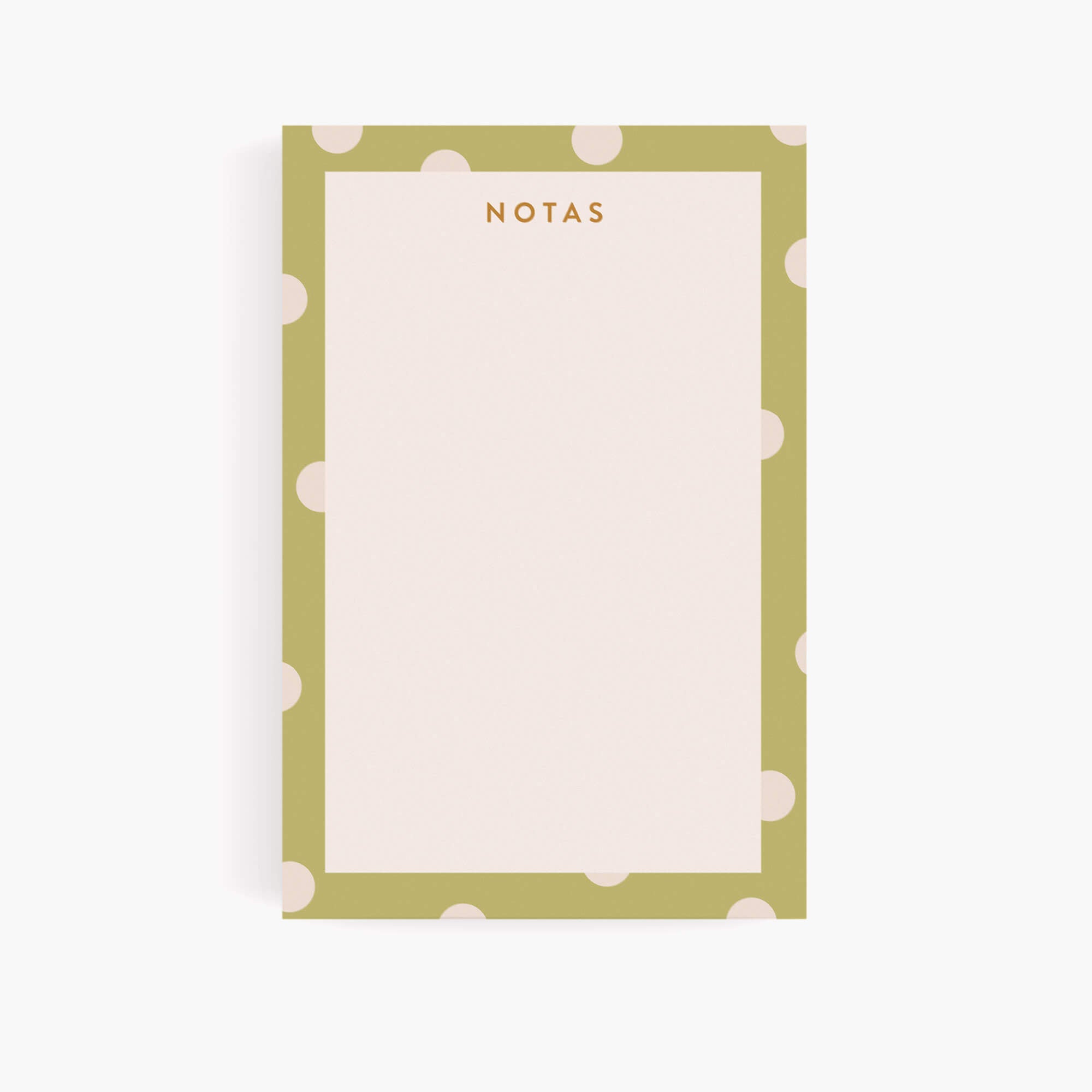 Bloc de notas. Pistacho dream.