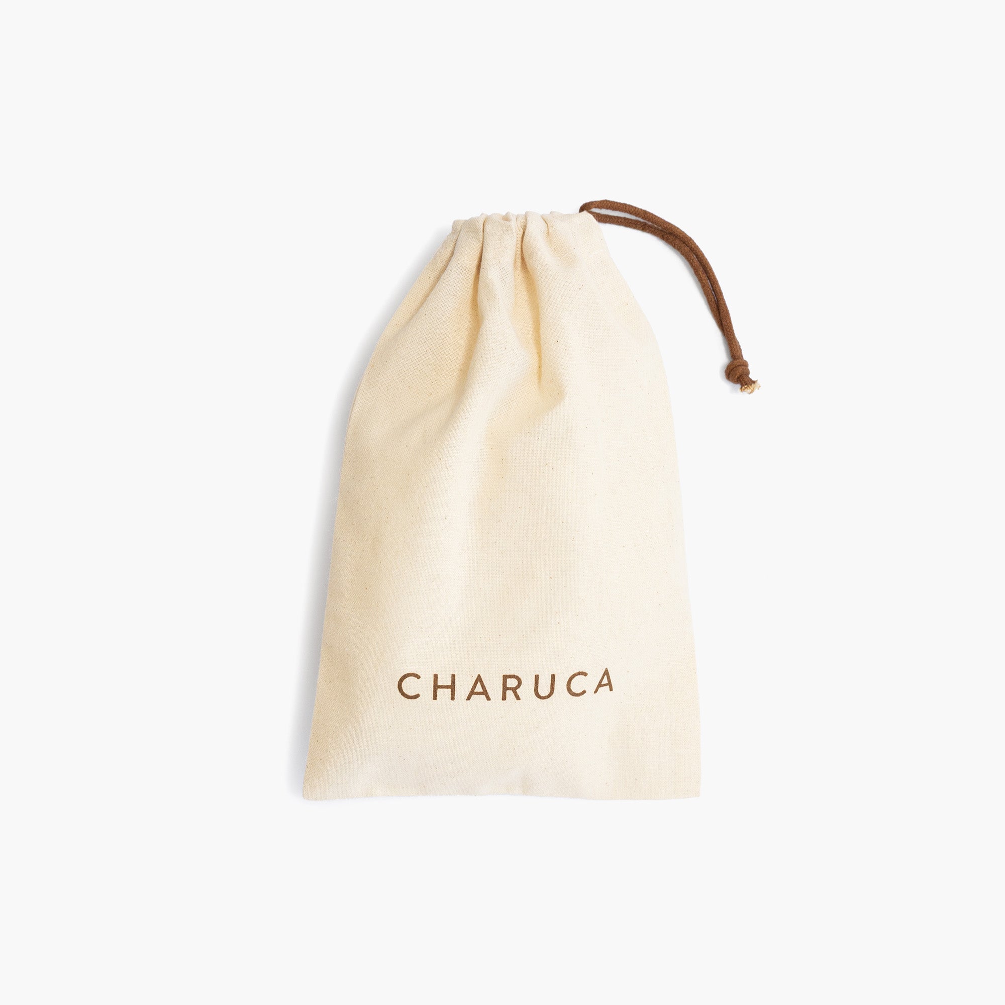 Bolsa de tela pequeña. Charuca Chocolate love.