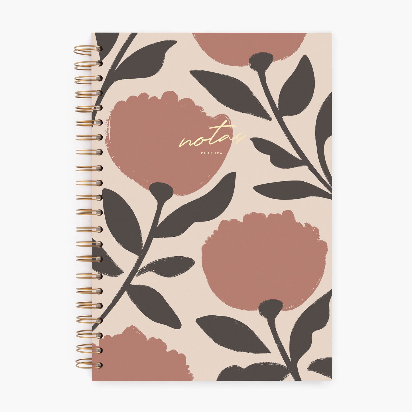 Cuaderno grande. Vintage flowers.