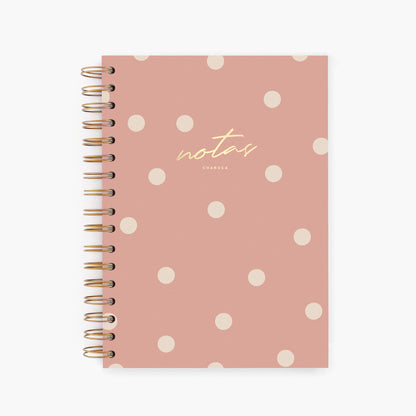 Cuaderno mediano. Dusty pink.