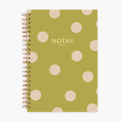 Cuaderno grande. Pistacho dream.