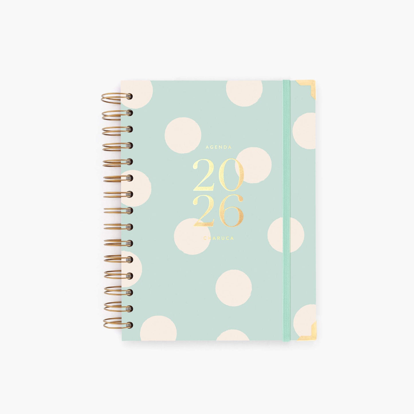 Agenda semanal 2026. Mint. Mediana.