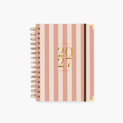 Agenda semanal 2027. Panamera Pink. Mediana