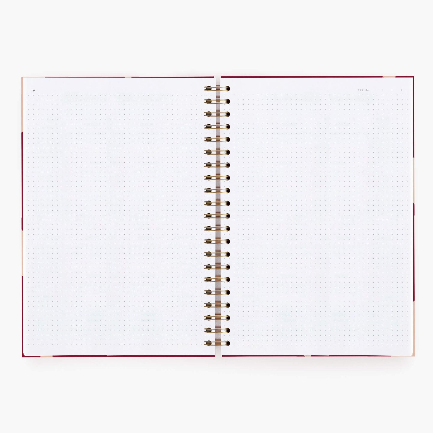 Cuaderno grande. Love in red.