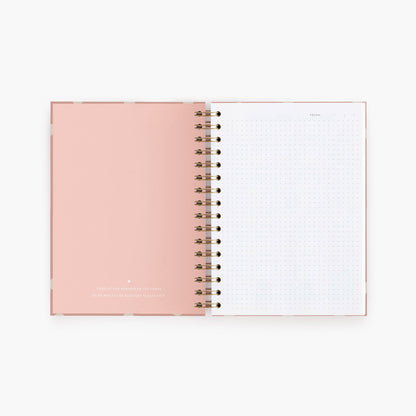 Cuaderno mediano. Dusty pink.