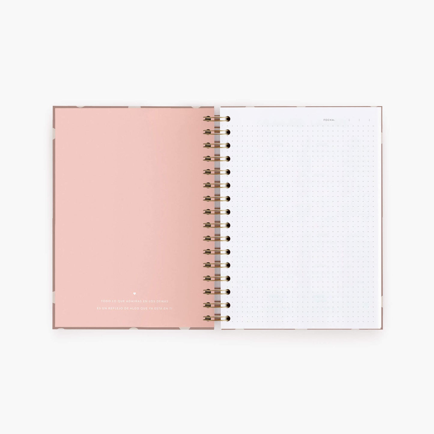 Cuaderno mediano. Mocca.