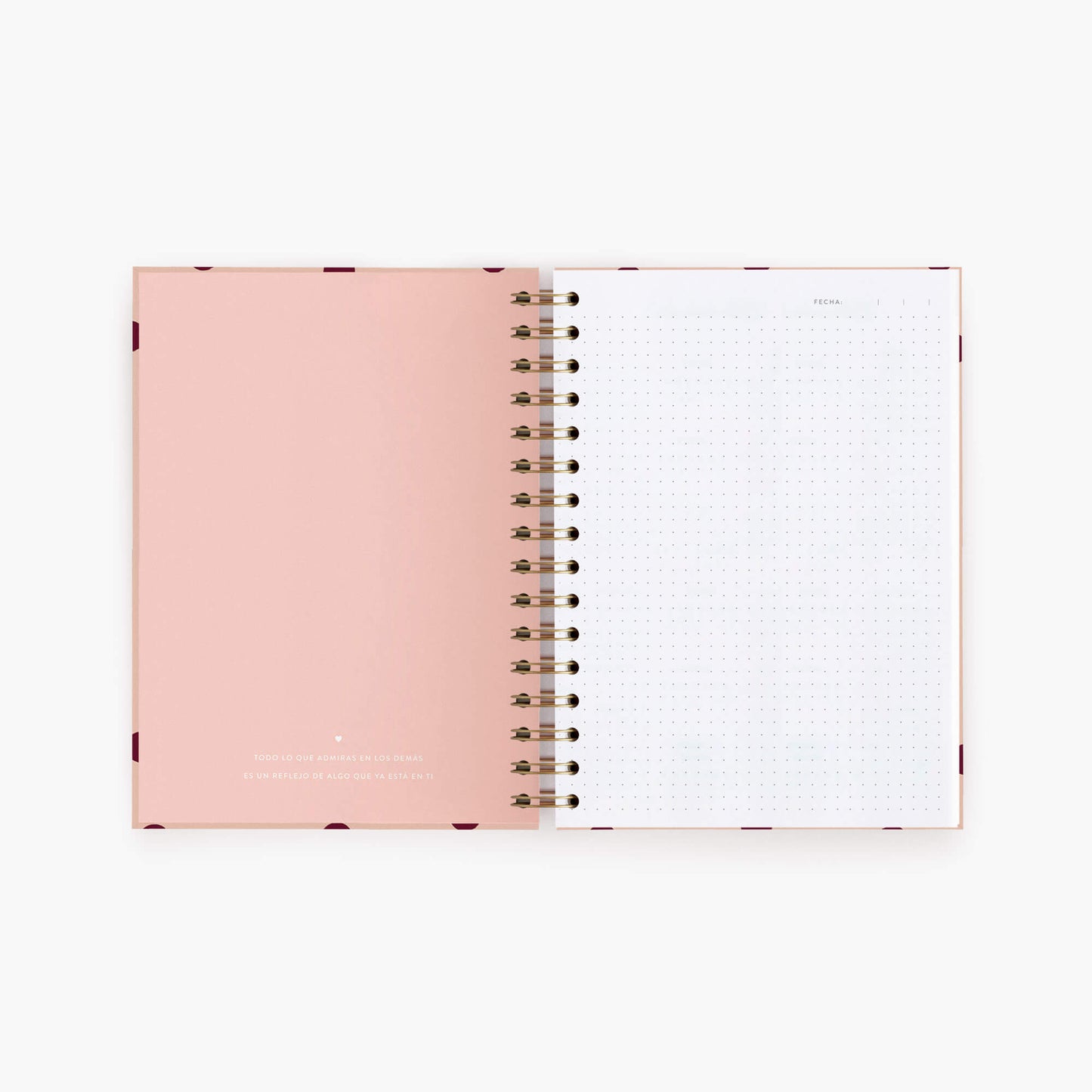 Cuaderno mediano. Pink cherry.